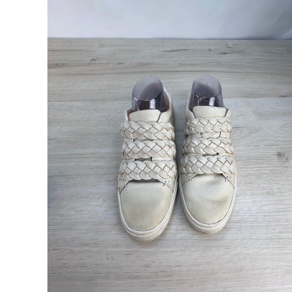 FRYE Women's Ivy Braided‎ Leather Slip On Sneakers Size 7 - Picture 6 of 10
